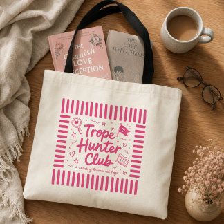 Romance-Trope-Jäger-Geschenk für Buchliebhaber Tra Tragetasche