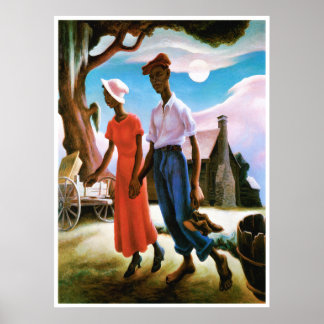 Romance von Thomas Hart Benton Poster