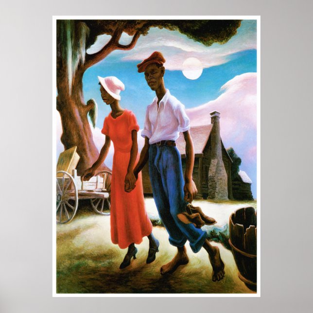 Romance von Thomas Hart Benton Poster (Vorne)