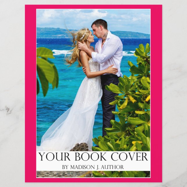Romance Writer Book Cover | Author Foto Back Pk Flyer (Vorne)