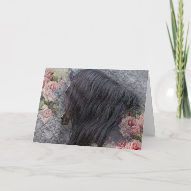 Romancing The Horse ~ Grußkarten Karte (Vorderseite)