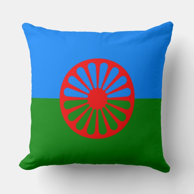 Romani Flag Kissen (Vorderseite)