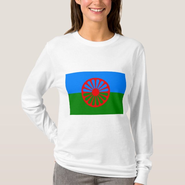 Romani Flag T-Shirt (Vorderseite)