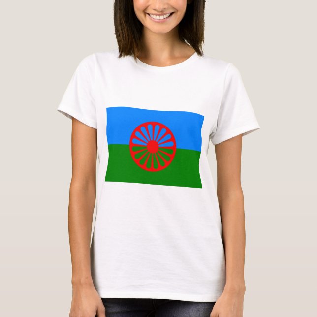 Romani Flag T-Shirt (Vorderseite)