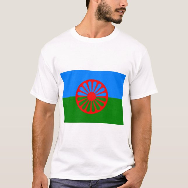 Romani Flag T-Shirt (Vorderseite)