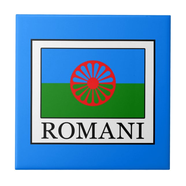 Romani Fliese (Vorderseite)