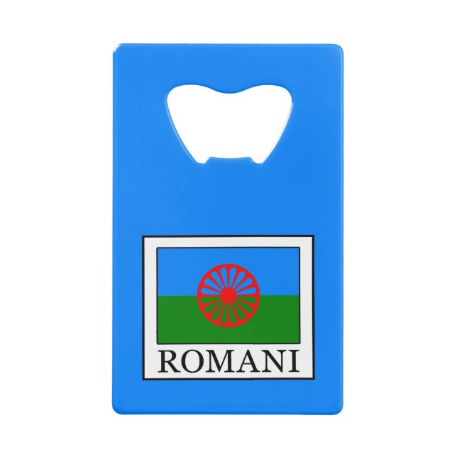 Romani Geldbeutel Flaschenöffner (Vorderseite)