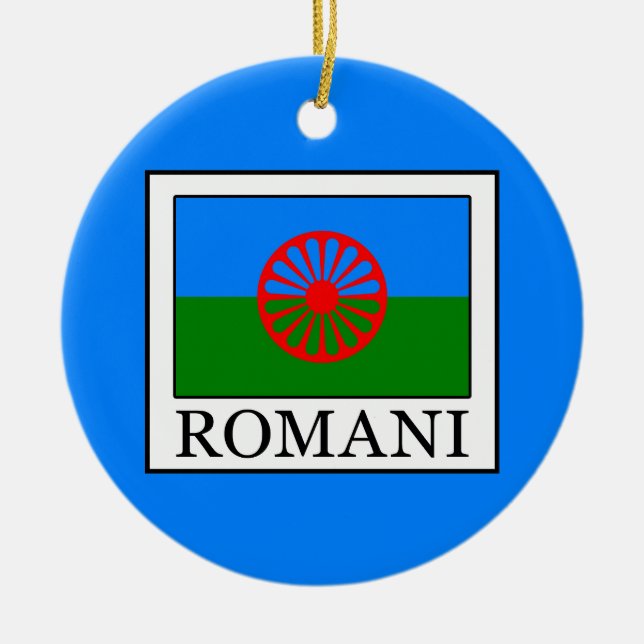 Romani Keramik Ornament (Vorne)