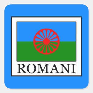 Romani Quadratischer Aufkleber