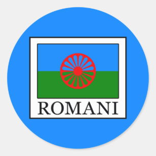 Romani Runder Aufkleber