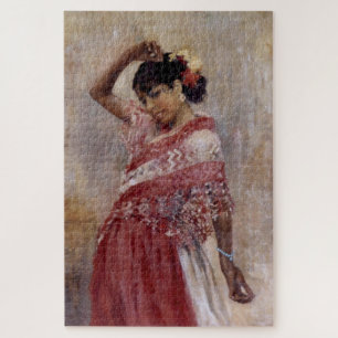 Romani Sinti und Roma Woman Dancing (von Albert Ed