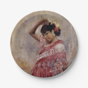 Romani Sinti und Roma Woman Dancing (von Albert Ed Pappteller