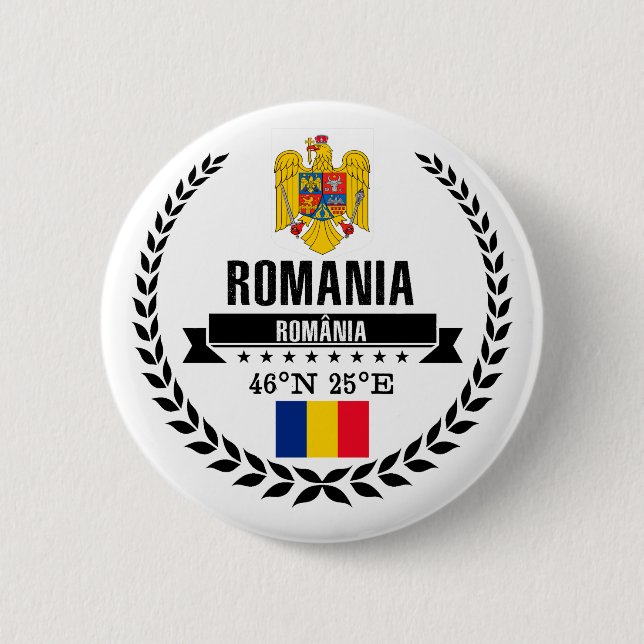 Romania Button (Vorderseite)
