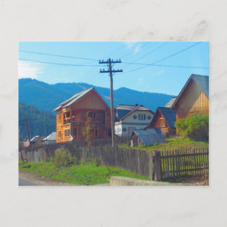 Romania, Moldova, Agricultural village Postkarte