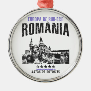 România Silbernes Ornament