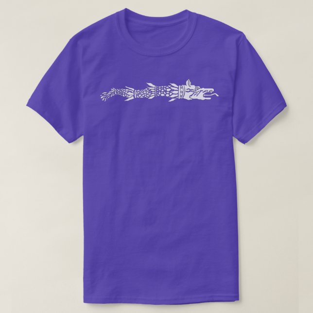Romanian Flag Dacian Wolf  T-Shirt (Design vorne)