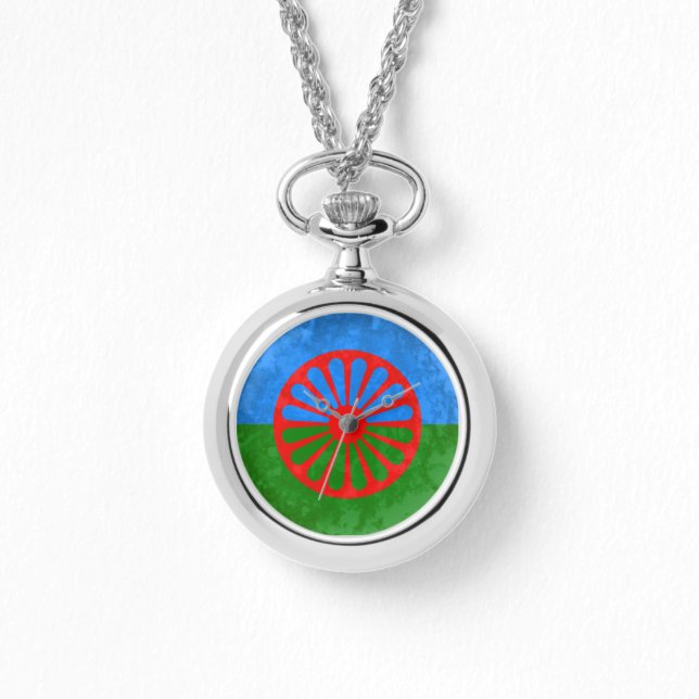 Romanische Flagge Armbanduhr (Vorderseite)