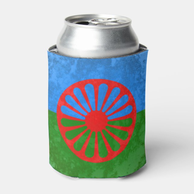 Romanische Flagge Dosenkühler (Kanne Vorderseite)