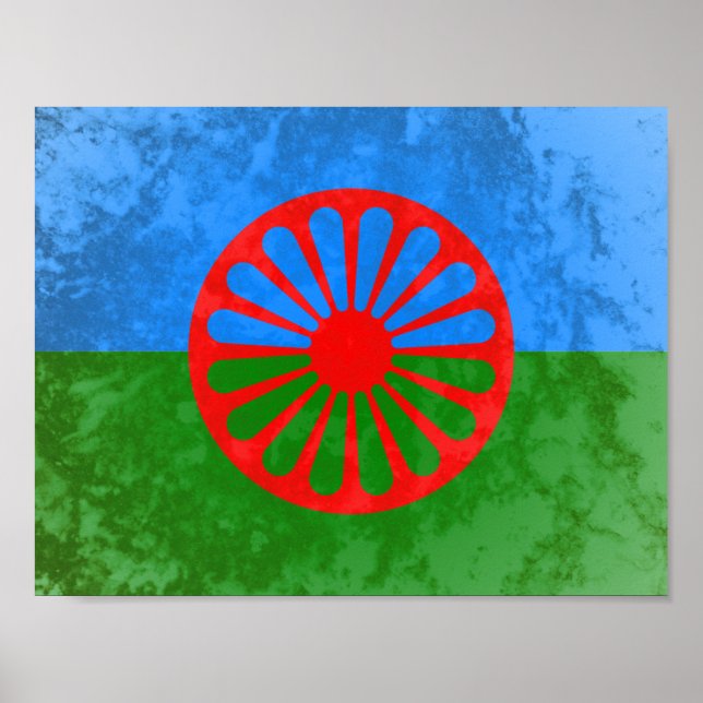 Romanische Flagge Poster (Vorne)