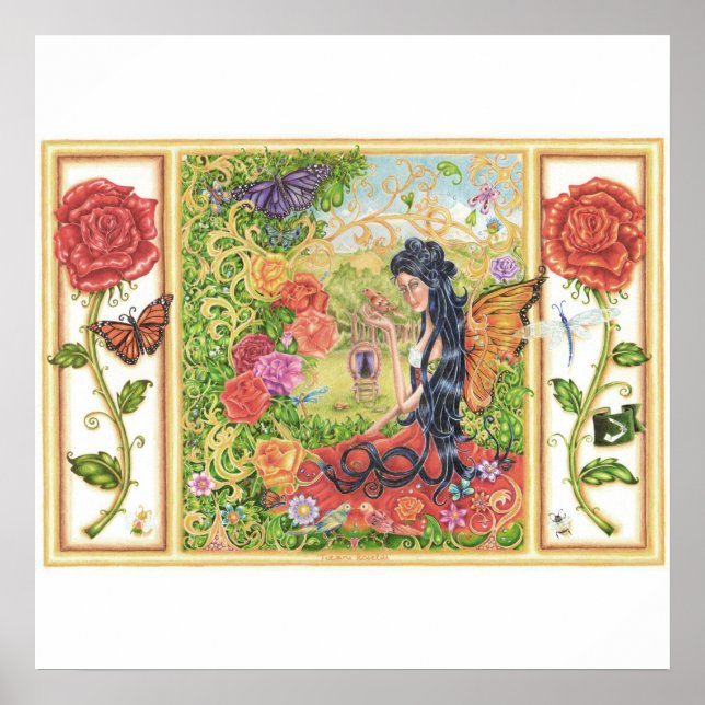 Romanische Rose Special Poster (Vorne)