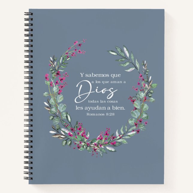 Romanos 8 Notebook Notizbuch (Vorderseite)