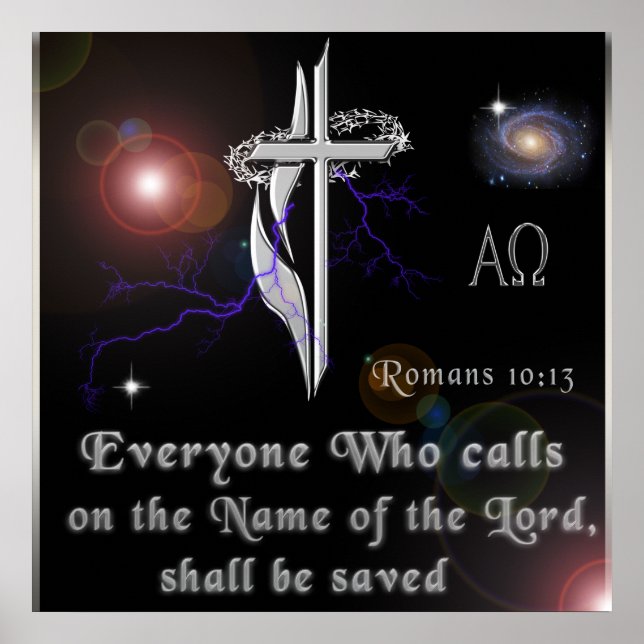 Romans 10:13 Poster (Devant)