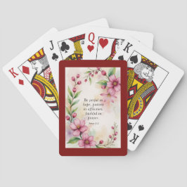 Romans 12:12 Custom Bible Verse Spielkarten