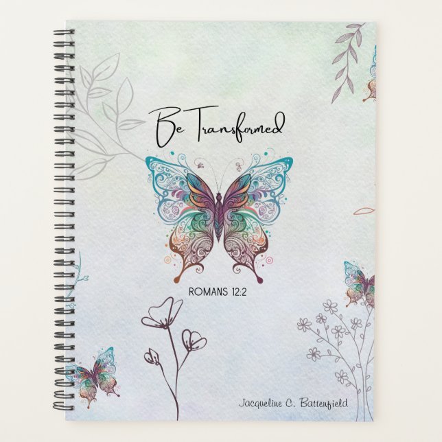 Romans 12:2 Be Transformed Weekly/Monthly Planner (Devant)