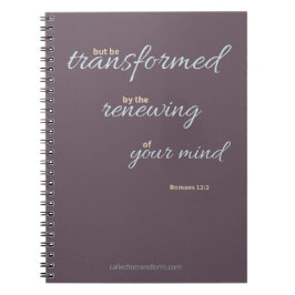 Romans 12:2 Notebook Notizblock