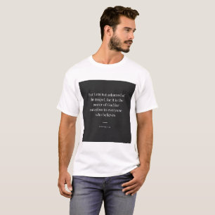 Romans 1:16 Car je n'ai pas honte des T-shirts