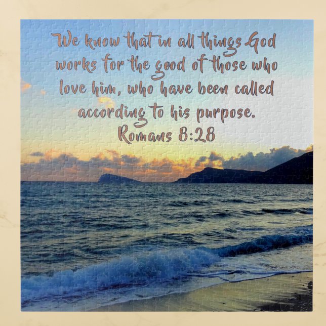 Romans 8:28 Soothing Bible Verse And Beach  (Von Creator hochgeladen)