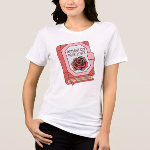 Romantasy Book Lover Reader Tri-Blend Shirt