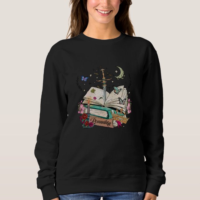 Romantasy Dark Romance Fantasy Reader Buch Lover R Sweatshirt (Vorderseite)