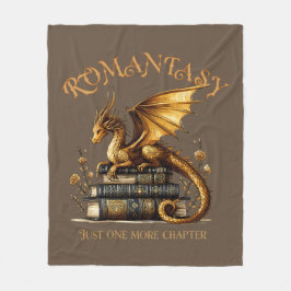 Romantasy Dragon Books Nur noch ein Kapitel Fleecedecke