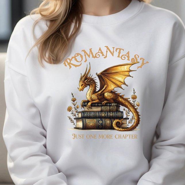 Romantasy Dragon Books Nur noch ein Kapitel Sweatshirt (Von Creator hochgeladen)