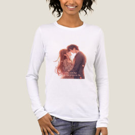 Romantic Anime Couple - Valentine's Day  Aesthetic Tri-Blend Shirt