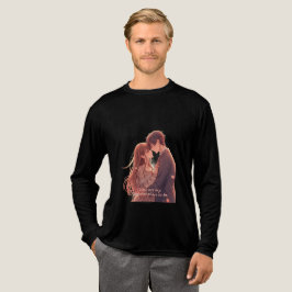 Romantic Anime Couple - Valentine's Day  Aesthetic Tri-Blend Shirt