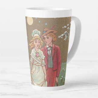 Romantic Antique Saint Valentine's Day Card, 1876 Milchtasse