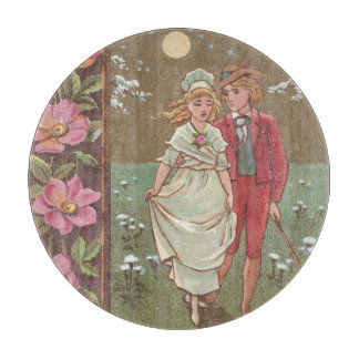 Romantic Antique Saint Valentine's Day Card, 1876 Schneidebrett