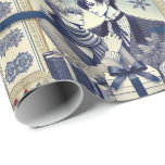 Romantic BL Manga Christmas Wrapping Paper Geschenkpapier<br><div class="desc">Celebrate the holidays with this romantic BL (Boys' Love) manga-style Christmas wrapping paper! Featuring two sensual and elegantly drawn male characters in the center, surrounded by a seamless festive design of snowflakes, Missletoe, Christmas lights, and ohrfeigen, this wrapping paper is both heartfelt and stylish. The design is fully tileable with...</div>