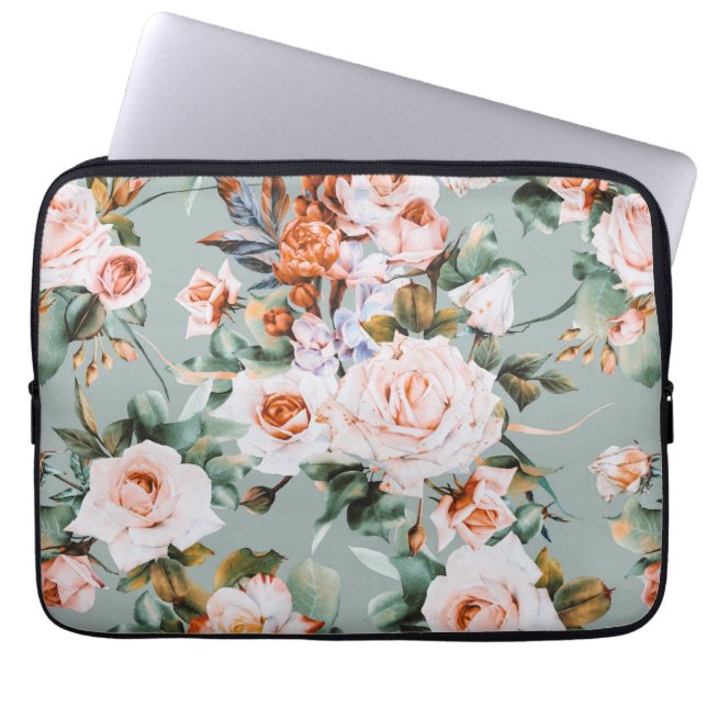 Romantic Blossom Haven Laptopschutzhülle (Vorderseite)