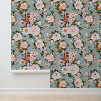 Romantic Blossom Haven Tapete