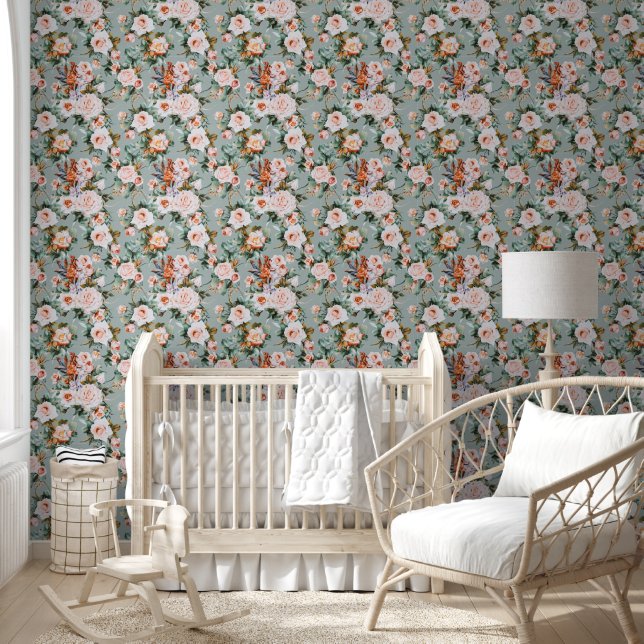 Romantic Blossom Haven Tapete (Kinder)