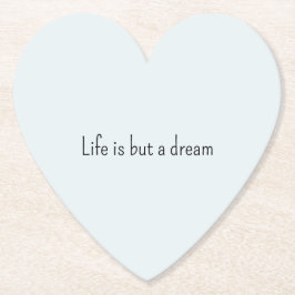 Romantic Blue Life is but a dream Untersetzer