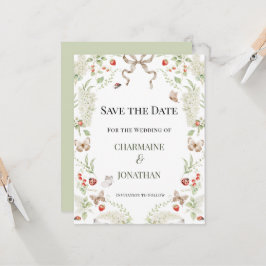 Romantic Botanical Garden Save the Date | Einladung