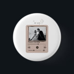 Romantic Bride & Groom Memorable Song Gift Wedding Button<br><div class="desc">Romantic Bride & Groom Memorable Song Gift Wedding button</div>