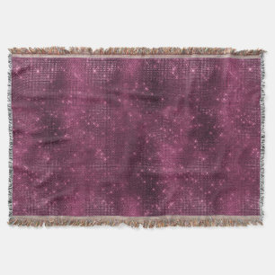 Romantic Burgundy Red Sparkle Decke