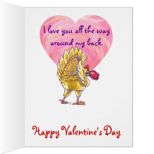 Romantic Chicken Valentine