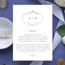 romantic classic traditional gold monogram wedding