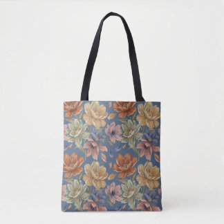 Romantic Cottage Flowers Tasche